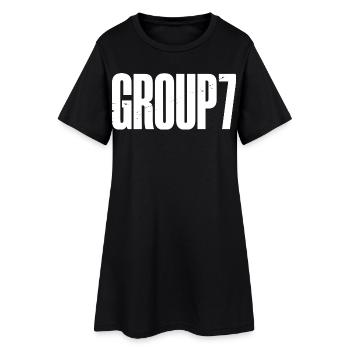 Funny Group 7 67 Meme Halloween Costume - Women’s T-Shirt Dress - black - Front