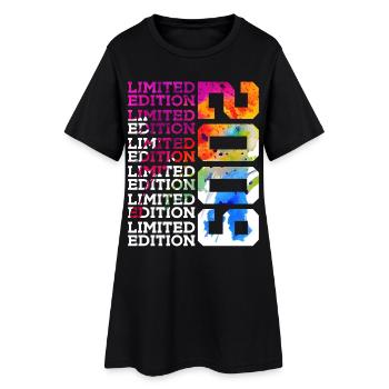 ÉDITION LIMITÉE 2009 17 ANS 17E ANNIVERSAIRE - Robe T-shirt Femme - noir - Devant