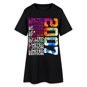 ÉDITION LIMITÉE 2007 19 ANS 19E ANNIVERSAIRE - Robe T-shirt Femme - noir - Devant