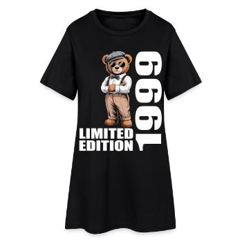 1999 Édition Limitée Ours Anniversaire 1999 - Robe T-shirt Femme - noir - Devant