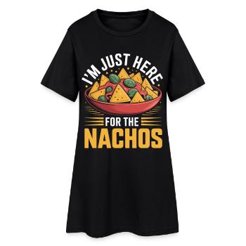 Tortilla Taco Nachos mexicains - Robe T-shirt Femme - noir - Devant