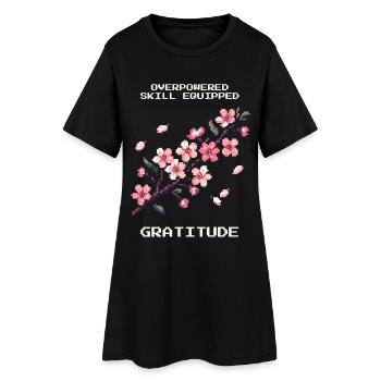 OP-Skill ausgerüstet: Dankbarkeit | Mindset, Zen - Robe T-shirt Femme - noir - Devant