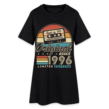 Vintage, 1996, Anniversaire, Cadeau, Rétro - Robe T-shirt Femme - noir - Devant