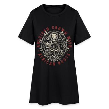 Héritage afro-américain - Robe T-shirt Femme - noir - Devant