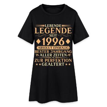 Millésime 1996 Anniversaire 30 ans Cadeau - Robe T-shirt Femme - noir - Devant
