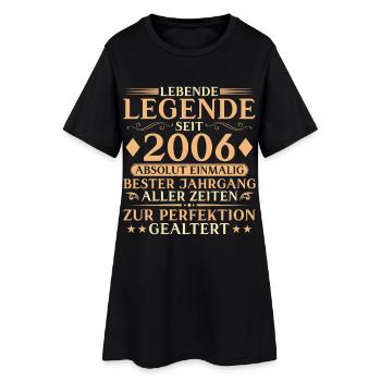 Millésime 2006 Anniversaire 20 ans Cadeau - Robe T-shirt Femme - noir - Devant