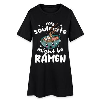Soul Frames Dessin animé - Robe T-shirt Femme - noir - Devant