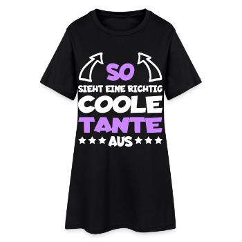 Vraiment cool tante drôle cadeau - Robe T-shirt Femme - noir - Devant