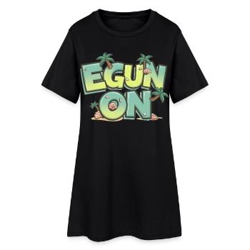 Egun On Pays Basque Bonjour Identité Basque - Robe T-shirt Femme - noir - Devant