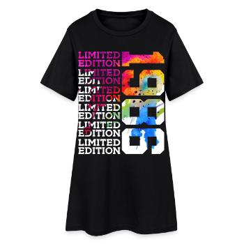 ÉDITION LIMITÉE 1986 40 ANS 40E ANNIVERSAIRE - Robe T-shirt Femme - noir - Devant