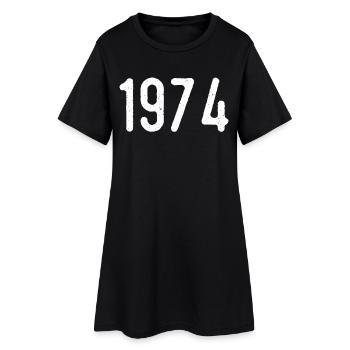 Génial depuis 1974 | cadeau 1974 - Robe T-shirt Femme - noir - Devant