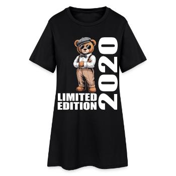 2020 Limited Edition Bear Birthday 2020 - Women’s T-Shirt Dress - black - Front