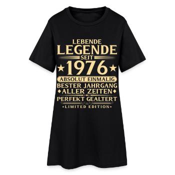 1976 Legend 50e anniversaire cadeau - Robe T-shirt Femme - noir - Devant
