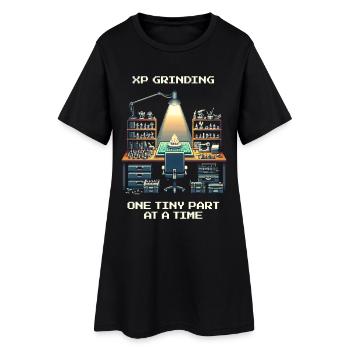 XP Grind: One Part at a Time | Model making - Women’s T-Shirt Dress - black - Front