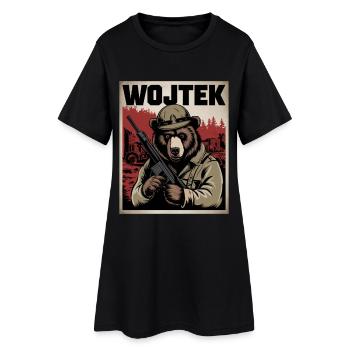 Wojtek L’ours héros de guerre - Robe T-shirt Femme - noir - Devant