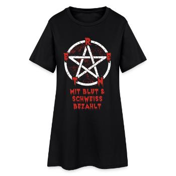 Pension - Payée avec du sang et de la sueur - Death Metal - Robe T-shirt Femme - noir - Devant