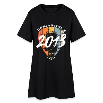 Guitarist Birthday Guitar 2013 - Women’s T-Shirt Dress - black - Front