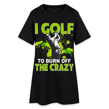 golfe - Robe T-shirt Femme - noir - Devant
