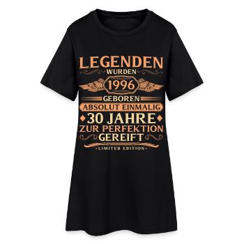 30e anniversaire Absolument unique - Né en 1996 - Robe T-shirt Femme - noir - Devant