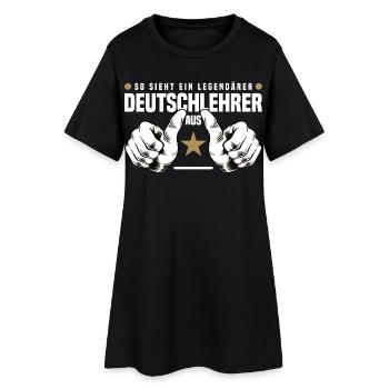 German Teacher - Women’s T-Shirt Dress - black - Front