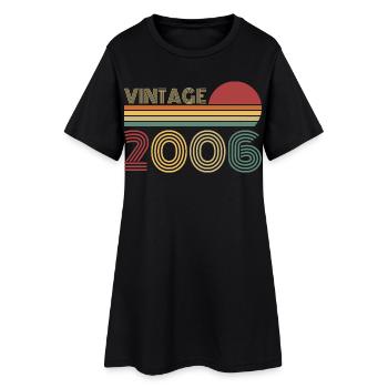 Millésime 1984 Vintage Rétro Cadeau d’anniversaire - Robe T-shirt Femme - noir - Devant