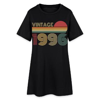 Millésime 1996 Vintage Rétro Cadeau d’anniversaire - Robe T-shirt Femme - noir - Devant