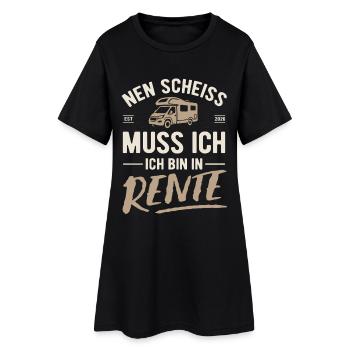 Je m’en fous, je prends ma retraite en 2026 - Robe T-shirt Femme - noir - Devant
