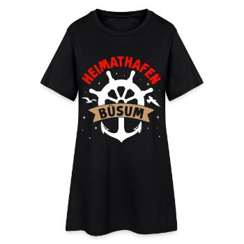 Marins HEIMATHAFEN BÜSUM Funny North Sea - Robe T-shirt Femme - noir - Devant