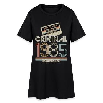 Édition limitée Original 1985 Cassette rétro - Robe T-shirt Femme - noir - Devant