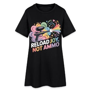 Chemise de paintball - Reload Joy Not Ammo - Robe T-shirt Femme - noir - Devant