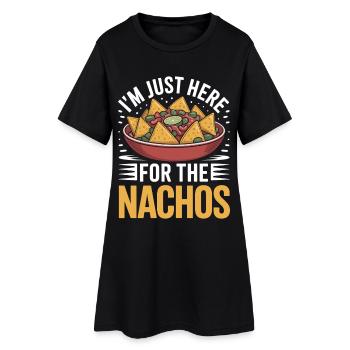 Tortilla Taco Nachos mexicains - Robe T-shirt Femme - noir - Devant