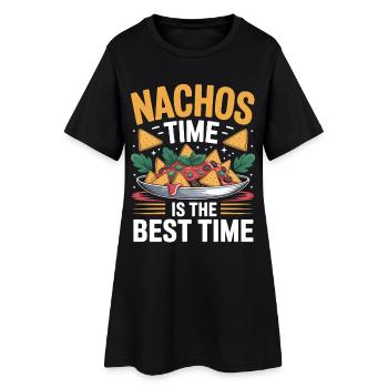 Nachos Mexicaine Tortilla Taco - Robe T-shirt Femme - noir - Devant