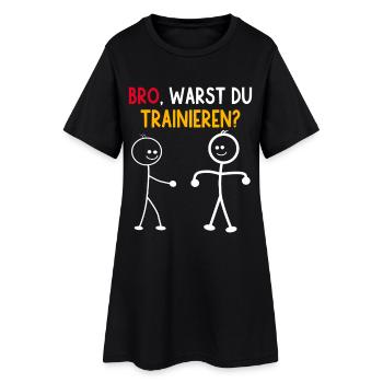 Stick Figure ÉTIEZ-VOUS EN TRAIN DE VOUS ENTRAÎNER DRÔLE - Robe T-shirt Femme - noir - Devant