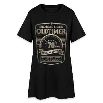 70e anniversaire des années 70 70e 70e anniversaire Voiture ancienne - Robe T-shirt Femme - noir - Devant