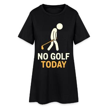Drôle Pas de golf aujourd’hui Amateur de golf Humour - Robe T-shirt Femme - noir - Devant