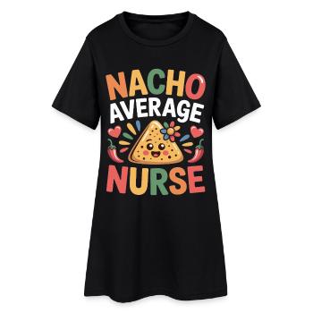 Infirmière Tortilla Mexique - Robe T-shirt Femme - noir - Devant