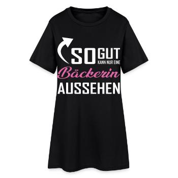 Only a baker can look so good - Women’s T-Shirt Dress - black - Front