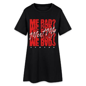 Sphynx Cat : Drôle de dicton. - Robe T-shirt Femme - noir - Devant