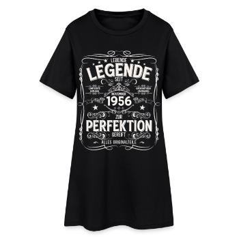 70th Birthday Legend November Vintage 1956 - Women’s T-Shirt Dress - black - Front