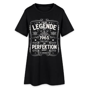 60ème Anniversaire Légende Novembre Millésime 1965 - Robe T-shirt Femme - noir - Devant