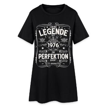 50ème Anniversaire Légende Novembre Millésime 1976 - Robe T-shirt Femme - noir - Devant