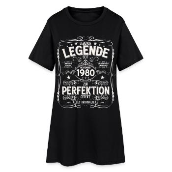 45ème Anniversaire Légende Novembre Millésime 1980 - Robe T-shirt Femme - noir - Devant