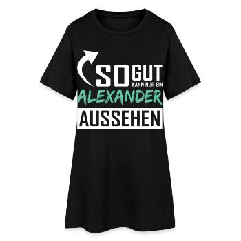 Seul un Alexander peut être aussi beau - Robe T-shirt Femme - noir - Devant