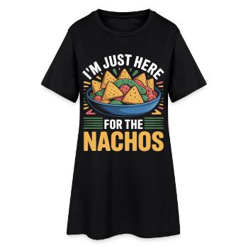 Tortilla Taco Nachos mexicains - Robe T-shirt Femme - noir - Devant