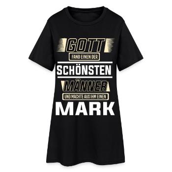 Marquez le plus bel homme de Dieu en forme de design - Robe T-shirt Femme - noir - Devant