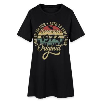 Décembre 1974 - Légende depuis décembre 1974 - Robe T-shirt Femme - noir - Devant