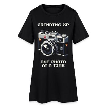 Expérience de broyage | Photo par photo mieux, photographie - Robe T-shirt Femme - noir - Devant