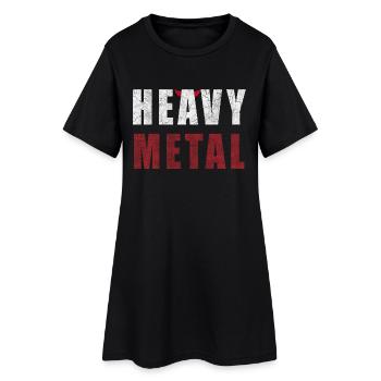 Heavy Metal Motif - Robe T-shirt Femme - noir - Devant
