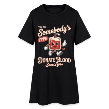 Donneurs de sang Vous êtes le type de quelqu’un Donnez du sang - Robe T-shirt Femme - noir - Devant