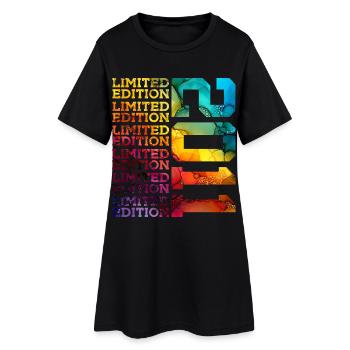 ÉDITION LIMITÉE 2011 15 ANS 15E ANNIVERSAIRE - Robe T-shirt Femme - noir - Devant